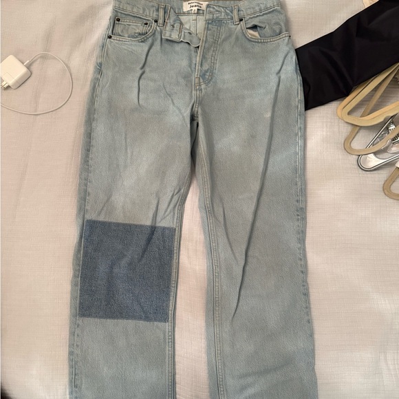 Patchwork Light Blue Jeans - Picture 5 of 7